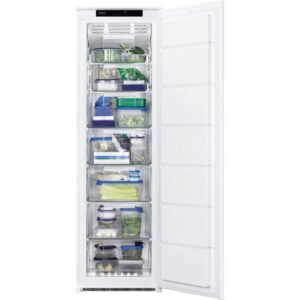 204L No Frost Built-In Freezer, Sliding Hinge, White - Zanussi ZUNN18ES1
