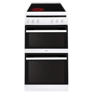 50cm Freestanding Electric Cooker with Separate Grill, White, A Rated - Amica AFC5100WH
