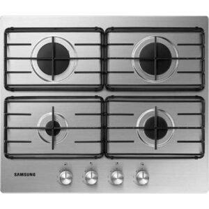60cm 4 Burner Gas Hob Stainless Steel - Samsung NA64H3110AS (Discontinued)