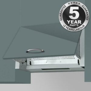 60cm Cooker Hood Extractor Fan , Silver - SIA INT60SS