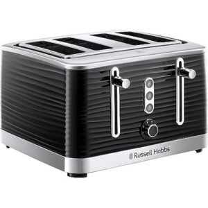Russell Hobbs 4 Slice Toaster / Inspire, Black - 24381