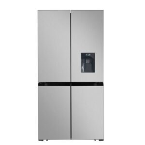 4 Door American Fridge Freezer 490L, Silver - SIA SXD505IX