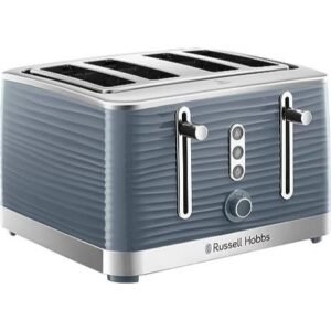 Russell Hobbs 4 Slice Toaster / Inspire, Grey - 24383