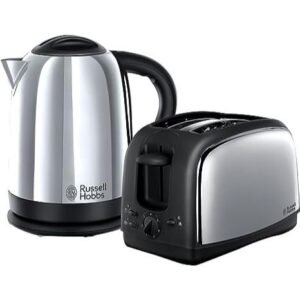 Russell Hobbs Kettle and Toaster Set Stainless Steel - 21830
