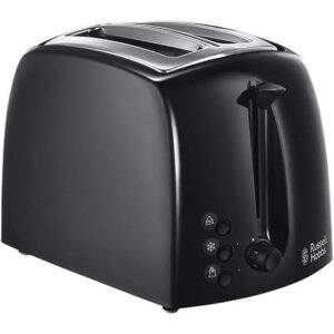 Russell Hobbs 2 Slice Toaster / Textures, Black - 21641