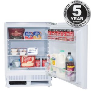 136L White Integrated Under Counter Fridge - SIA RFU101