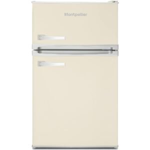 88L Cream Retro Fridge Freezer - Montpellier MAB2035C