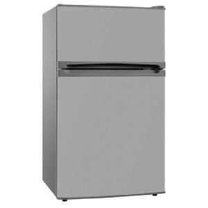 88L Grey Double Door Fridge Freezer - SIA UFF01SS