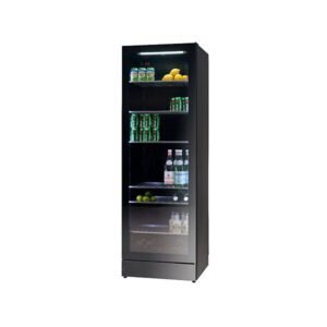 Black Glass Display Fridge, 448 Litres - Vestfrost MFG185