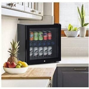 49L Black Mini Drinks Fridge - Iceking DF48K