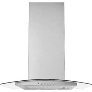 60cm SS Glass Chimney Cooker Hood - CDA WEP60SS
