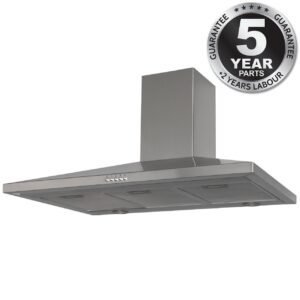 90cm Chimney Cooker Hood, Stainless Steel - SIA CHL90SS