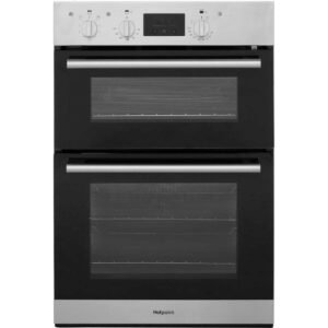 60cm Built In Electric Double Oven, Stainless - Hotpoint DD2540IX