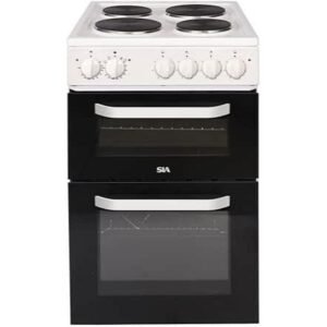 Double Oven Electric Cooker With Hob - SIA ETSA51W