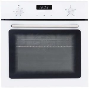 60cm Built In Electric Oven, White - SIA SO103WH