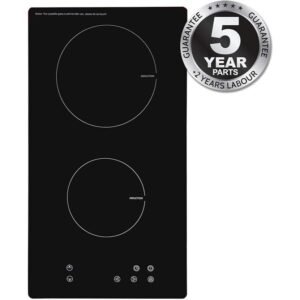 30cm 2 Zone Electric Induction Hob - SIA INDH30BL