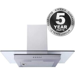 60cm SS Flat Glass Chimney Cooker Hood - SIA FL60SS