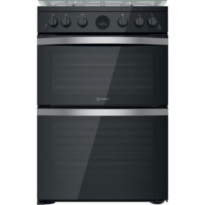 60cm Gas Cooker with Gas Hob - Indesit ID67G0MCB/UK