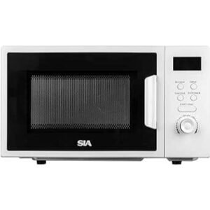 20L 700W White Digital Display Microwave Oven - SIA FDM21WH