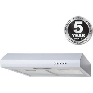 50cm White Kitchen Extractor Fan / Visor Cooker Hood - SIA STE50WH