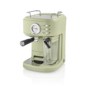 Green Retro Espresso Coffee Machine - Swan SK22150GN