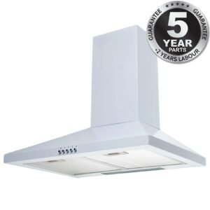 Chimney Cooker Hood Kitchen Extractor Fan - SIA CHL60WH