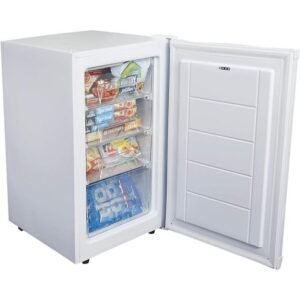 80L White Under Counter Freezer, 50cm wide - SIA UCF50WH